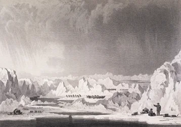 Travelling among hummocks of ice, from 